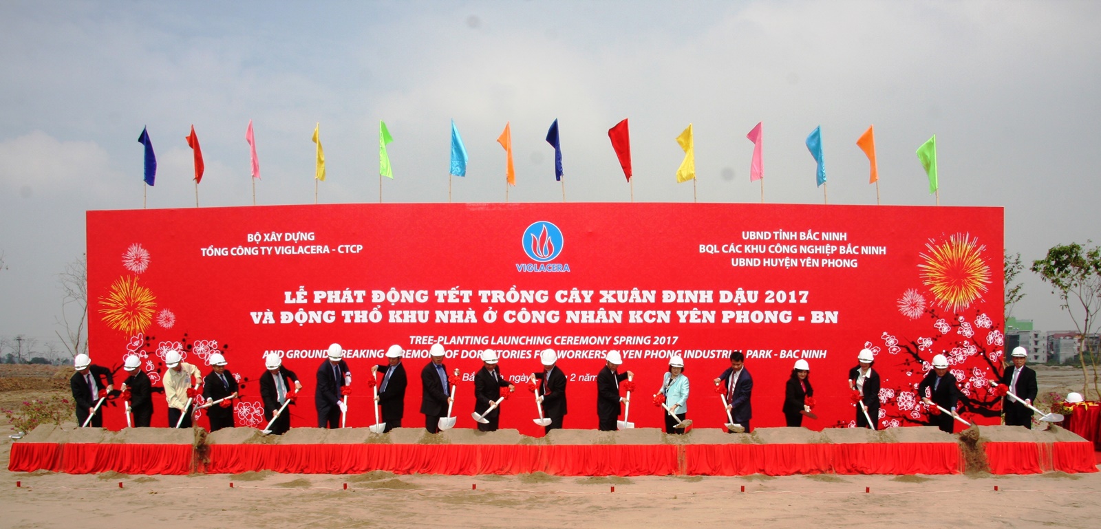 Viglacera khai Xuân, khởi công dự án nhà ở công nhân tại KCN Yên Phong